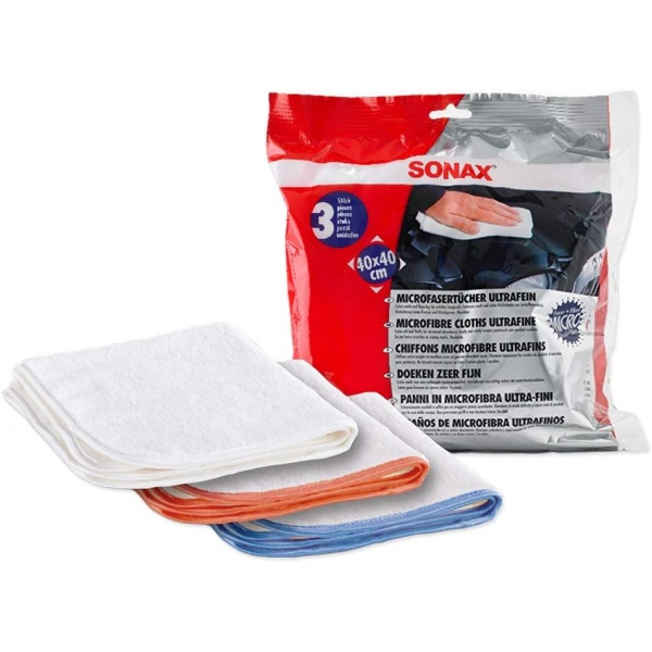 Sonax Set 3 Buc Lavete Microfibre Ultrafine 40X40CM 450700